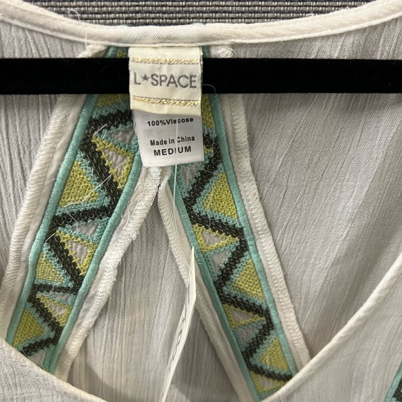 L space blouse swim cover up - Picture 2 of 3